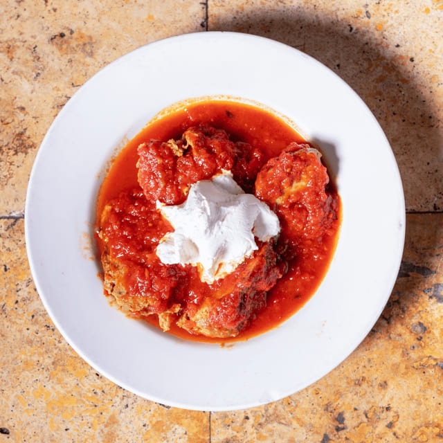 Grandma's Meatballs with Ricotta.