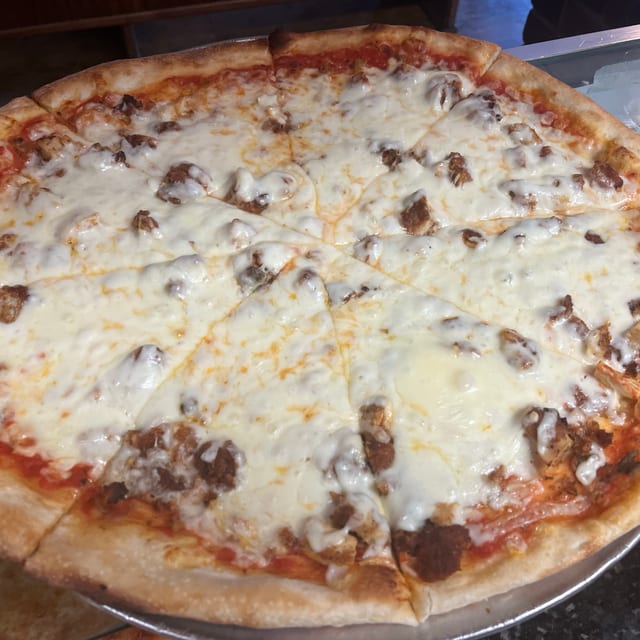 Chicken Parmigiana Pizza.