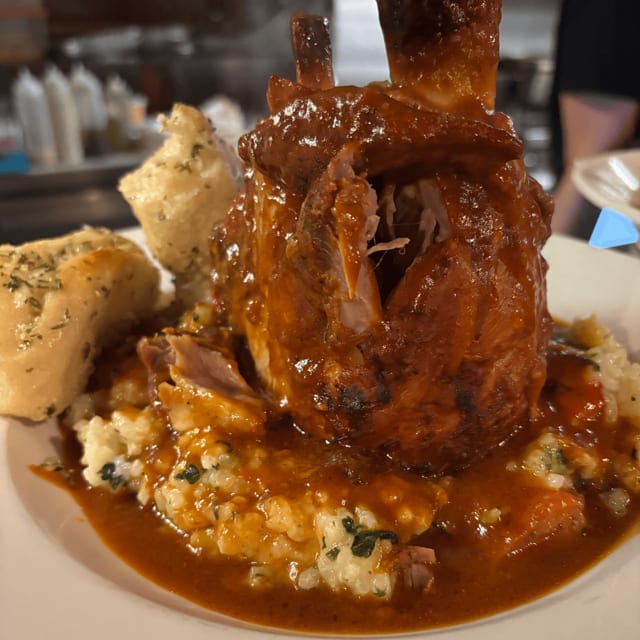Pork Shank Osso Bucco.