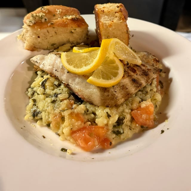 Fish of the Day or Salmon.