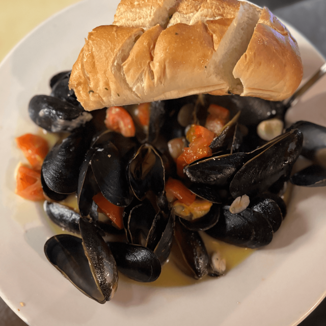 Prince Edward Island Mussels.