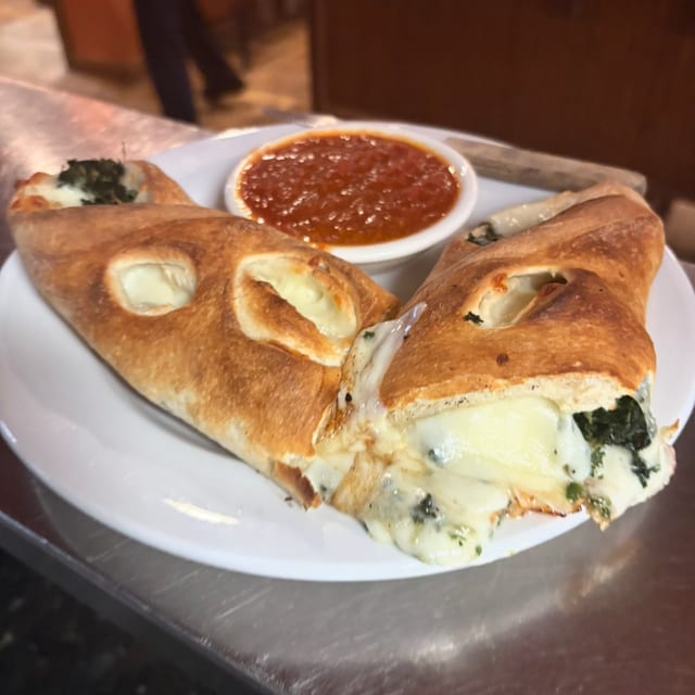 Spinach and Cheese Roll.